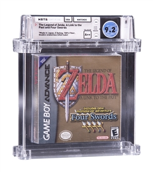 2003 GBA Game Boy Advance (USA) "The Legend of Zelda: A Link to the Past and Four Swords" Sealed Game - WATA 9.2/A++